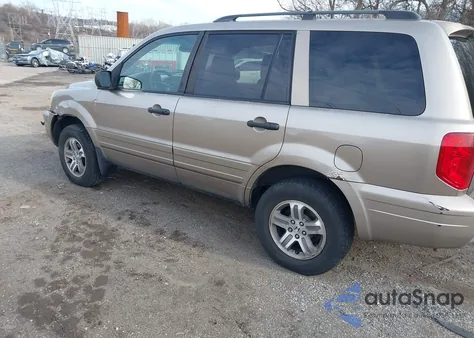 2004 Honda Pilot Ex from USA, damaged, VIN 2HKYF18434H511631
